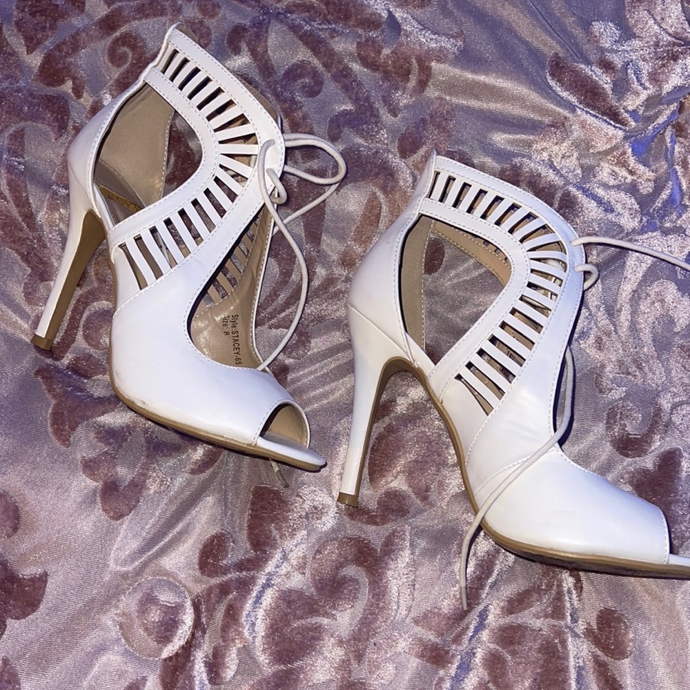 White heels